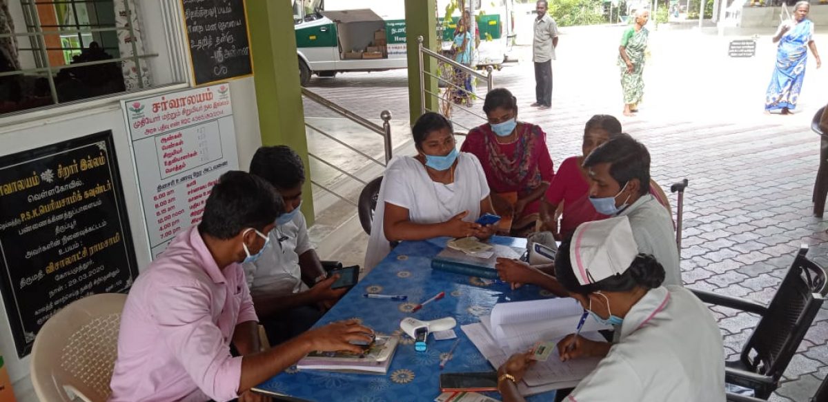 covishield vaccination was given to elders of sarvalayam on 29/03/2021